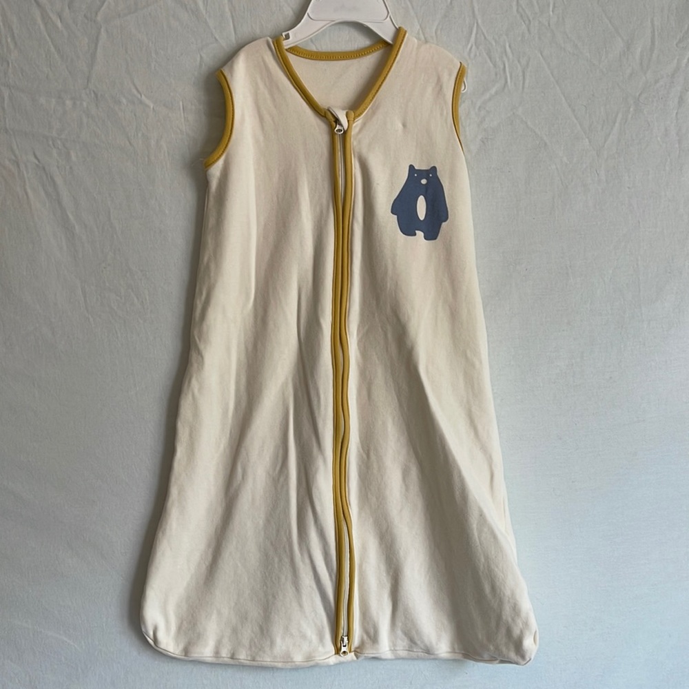 BonBonPomme, SleepSack, Double Way Zip, Children, Yellow, 0-6 Months